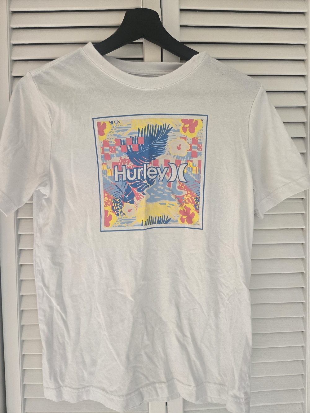 Hurley Boys' White Tropical Graphic T-Shirt